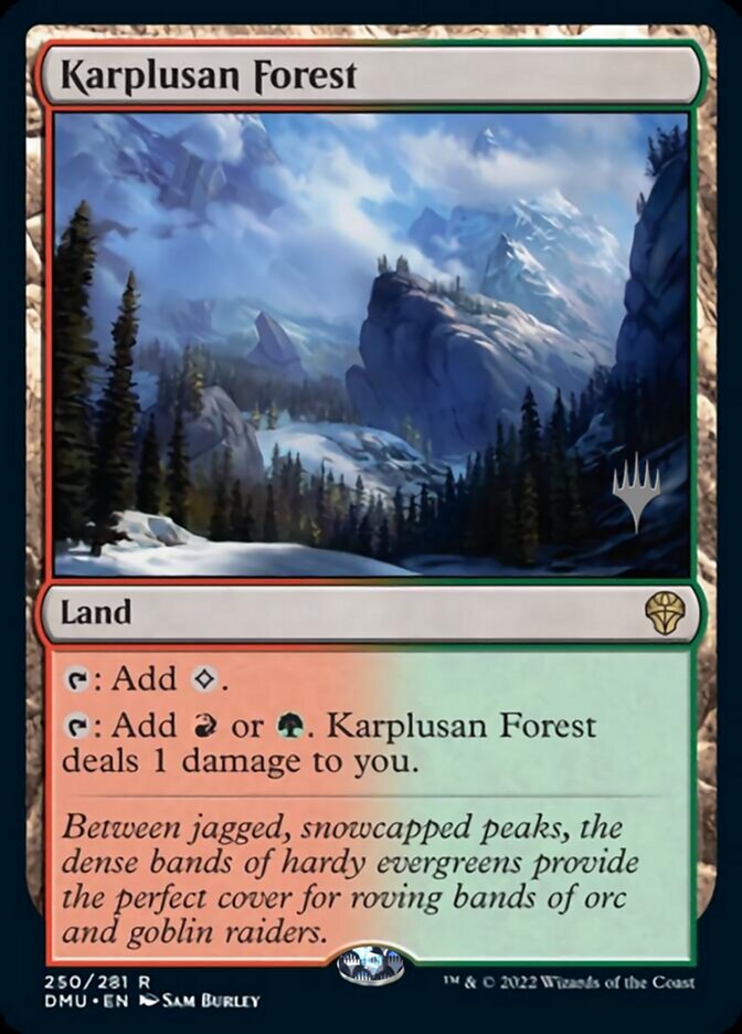 Karplusan Forest (Promo Pack) [Dominaria United Promos] | Event Horizon Hobbies CA