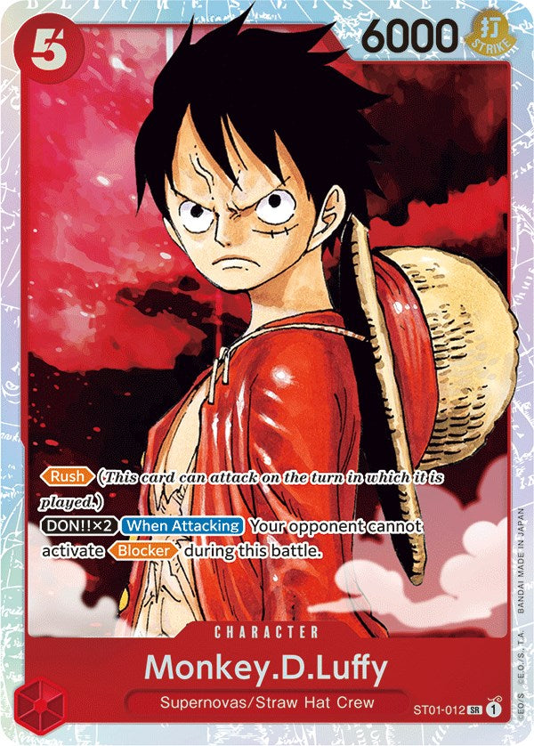 Monkey.D.Luffy (012) [Starter Deck: Straw Hat Crew] | Event Horizon Hobbies CA