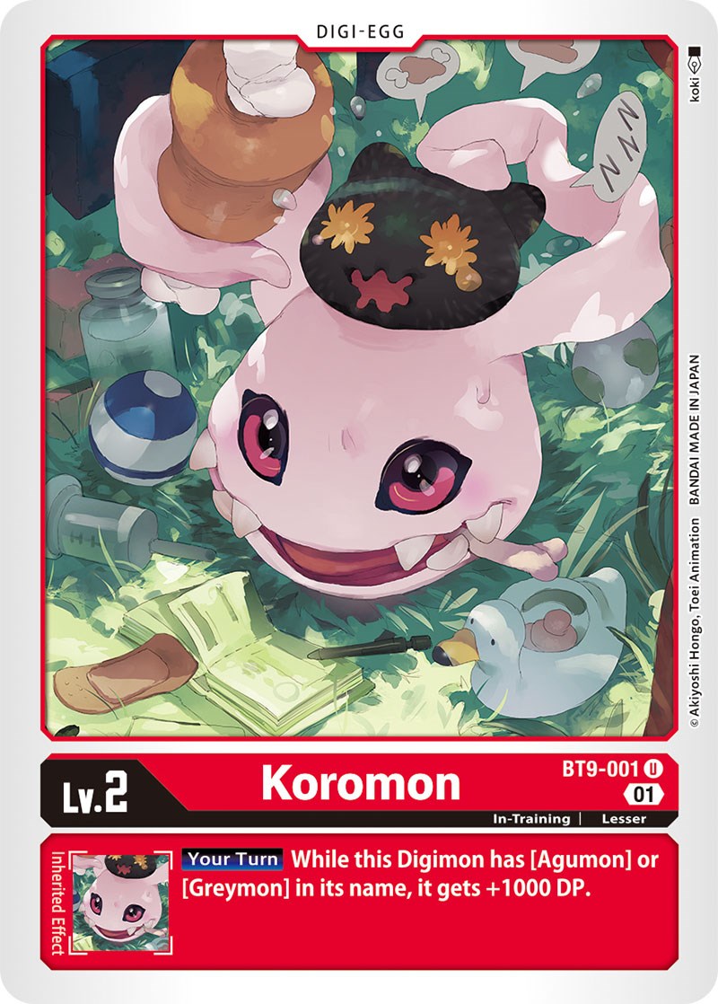 Koromon [BT9-001] [X Record] | Event Horizon Hobbies CA