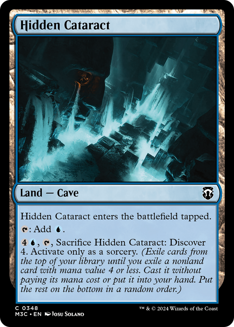 Hidden Cataract (Ripple Foil) [Modern Horizons 3 Commander] | Event Horizon Hobbies CA