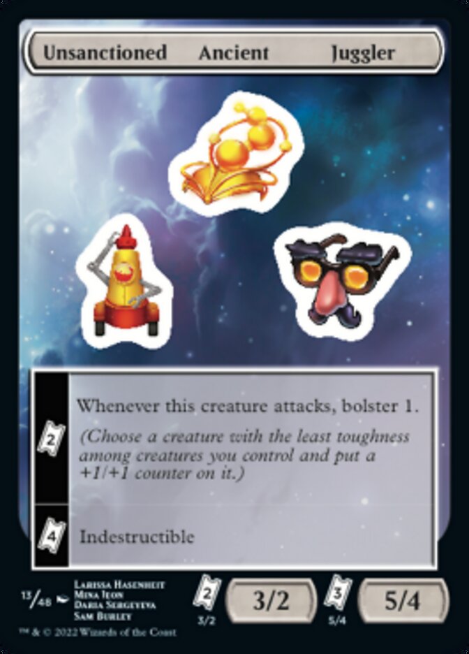 Unsanctioned Ancient Juggler [Unfinity Stickers] | Event Horizon Hobbies CA