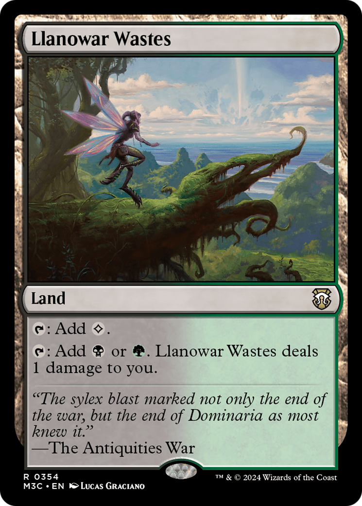 Llanowar Wastes (Ripple Foil) [Modern Horizons 3 Commander] | Event Horizon Hobbies CA