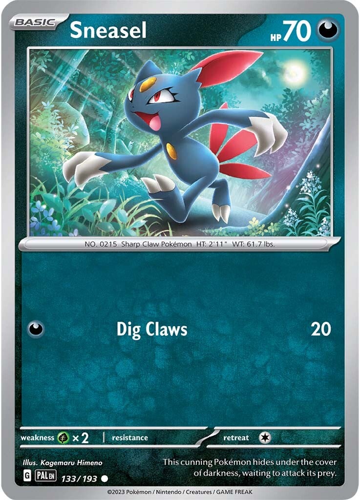 Sneasel (133/193) [Scarlet & Violet: Paldea Evolved] | Event Horizon Hobbies CA