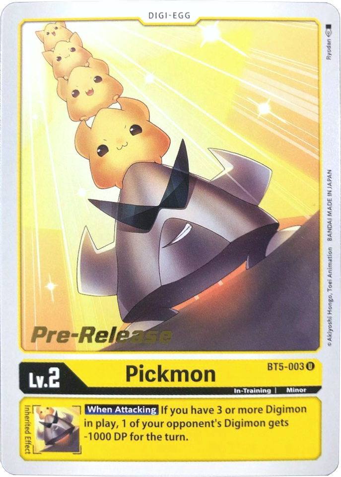 Pickmon [BT5-003] [Battle of Omni Pre-Release Promos] | Event Horizon Hobbies CA