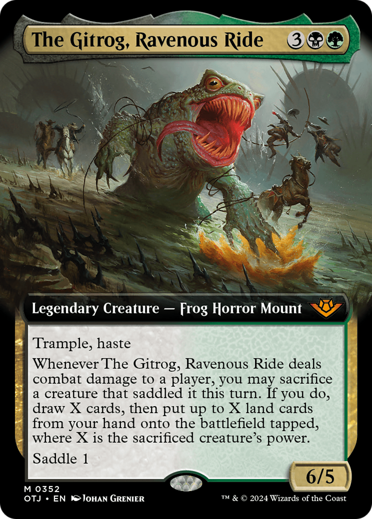 The Gitrog, Ravenous Ride (Extended Art) [Outlaws of Thunder Junction] | Event Horizon Hobbies CA