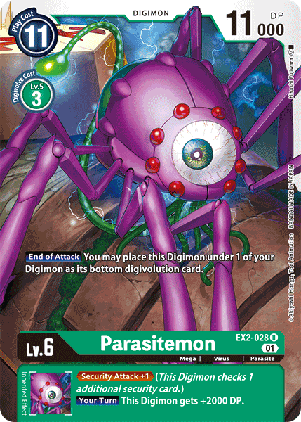 Parasitemon [EX2-028] [Digital Hazard] | Event Horizon Hobbies CA