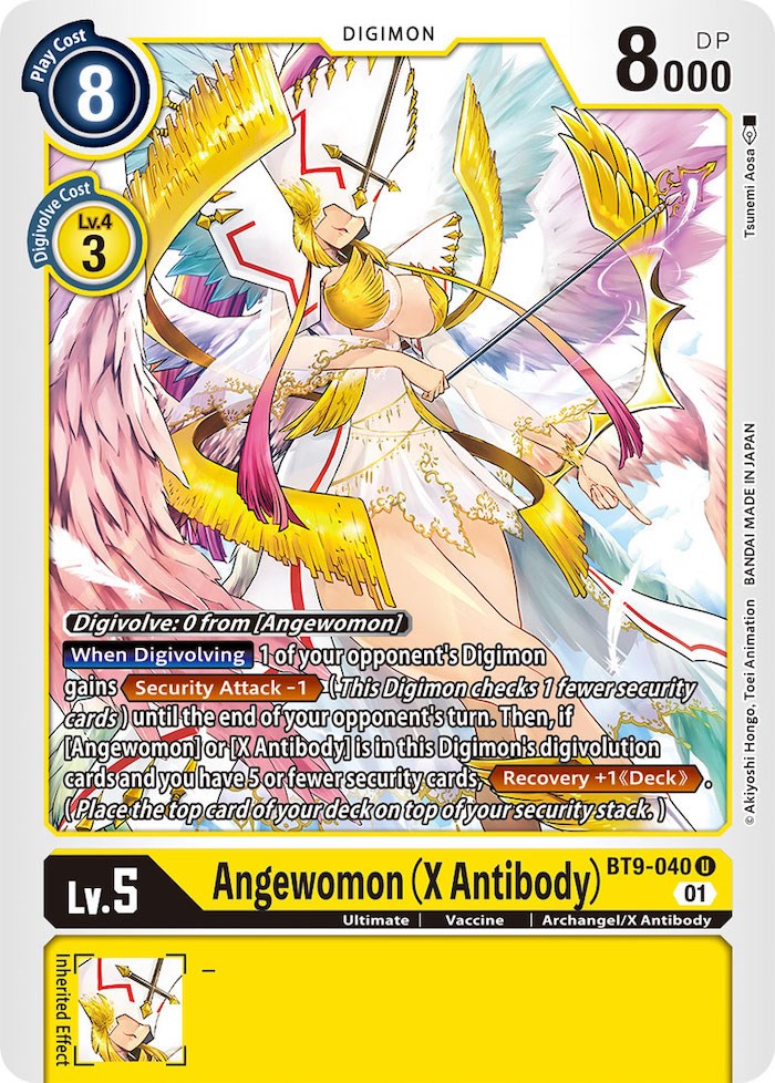 Angewomon (X Antibody) [BT9-040] [X Record] | Event Horizon Hobbies CA