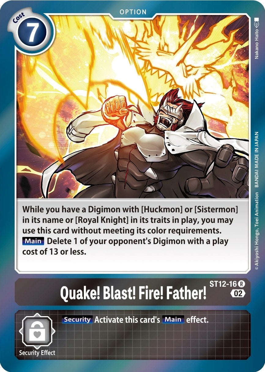 Quake! Blast! Fire! Father! [ST12-16] [Starter Deck: Jesmon] | Event Horizon Hobbies CA