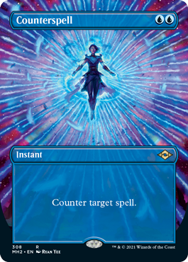 Counterspell (Borderless Alternate Art) [Modern Horizons 2] | Event Horizon Hobbies CA