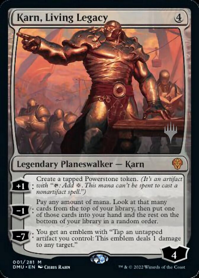 Karn, Living Legacy (Promo Pack) [Dominaria United Promos] | Event Horizon Hobbies CA