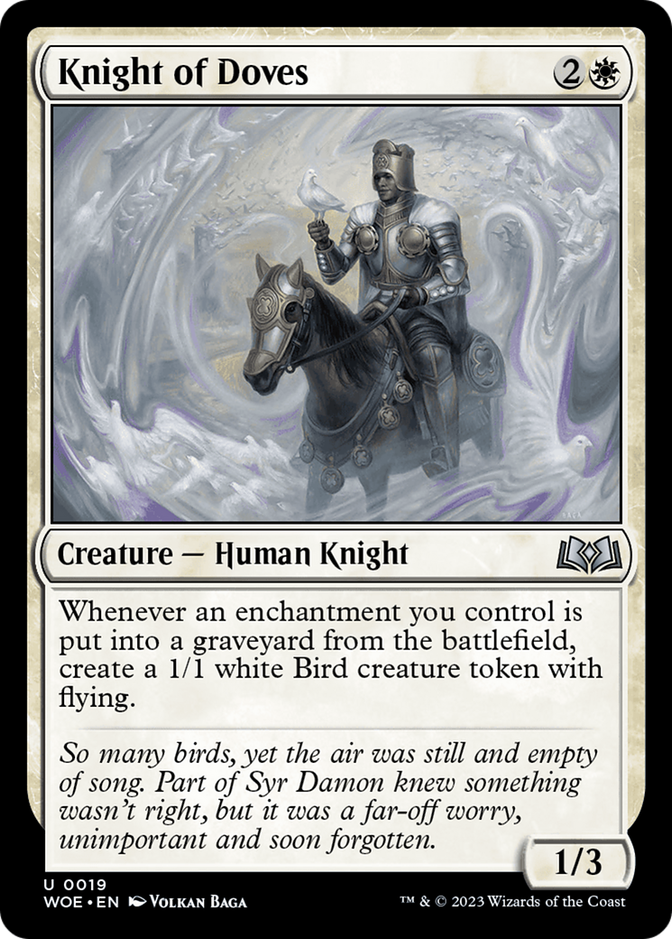 Knight of Doves [Wilds of Eldraine] | Event Horizon Hobbies CA