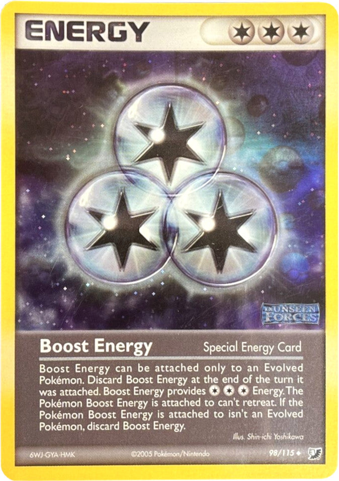 Boost Energy (98/115) (Stamped) [EX: Unseen Forces] | Event Horizon Hobbies CA