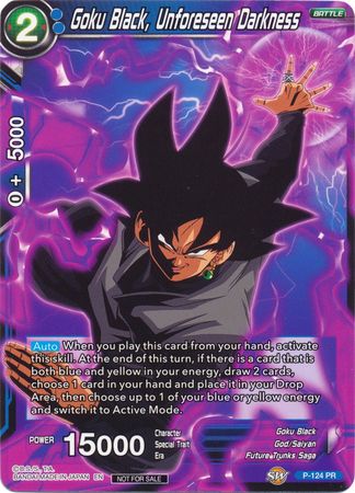 Goku Black, Unforeseen Darkness (P-124) [Promotion Cards] | Event Horizon Hobbies CA