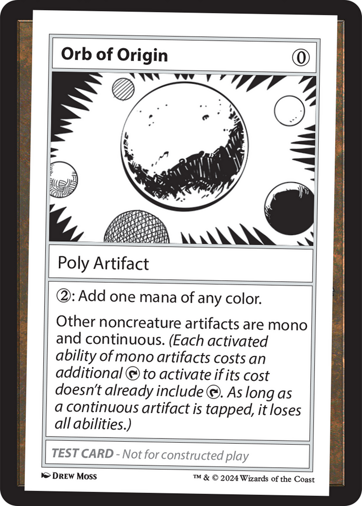 Orb of Origin [Mystery Booster 2 Playtest Cards] | Event Horizon Hobbies CA