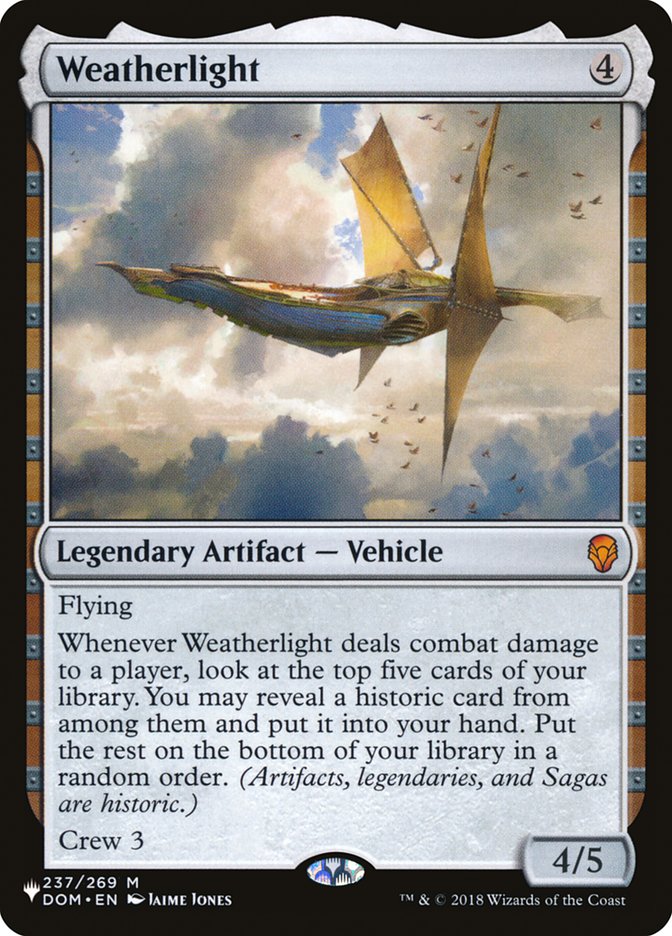 Weatherlight [The List] | Event Horizon Hobbies CA