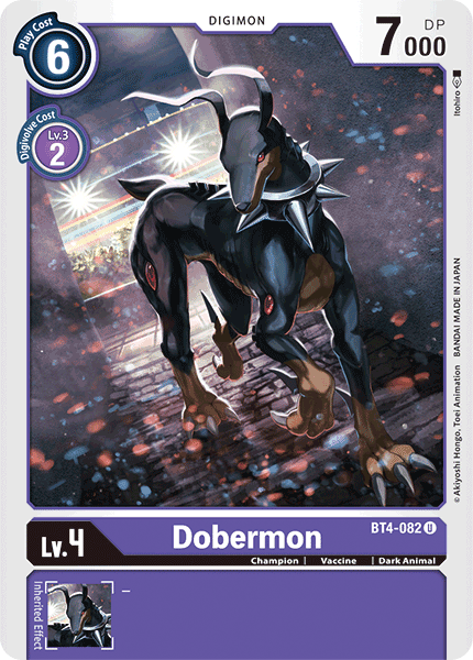 Dobermon [BT4-082] [Great Legend] | Event Horizon Hobbies CA