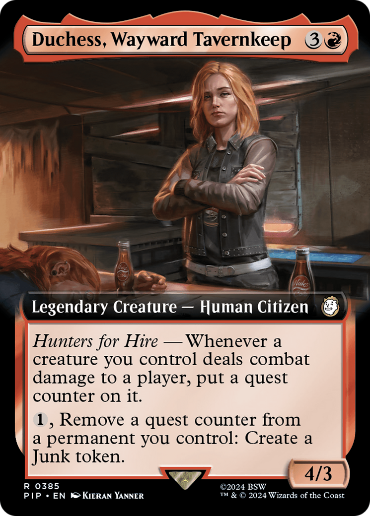 Duchess, Wayward Tavernkeep (Extended Art) [Fallout] | Event Horizon Hobbies CA