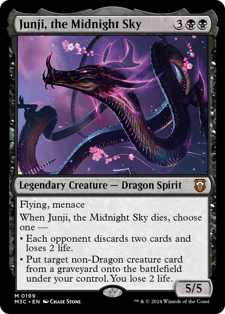 Junji, the Midnight Sky (Ripple Foil) [Modern Horizons 3 Commander] | Event Horizon Hobbies CA