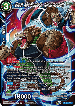 Great Ape Bardock, Allied Assault (P-318) [Tournament Promotion Cards] | Event Horizon Hobbies CA