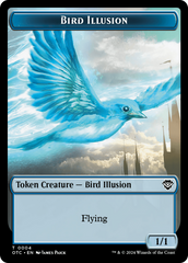 Bird Illusion // Elemental (0014) Double-Sided Token [Outlaws of Thunder Junction Commander Tokens] | Event Horizon Hobbies CA