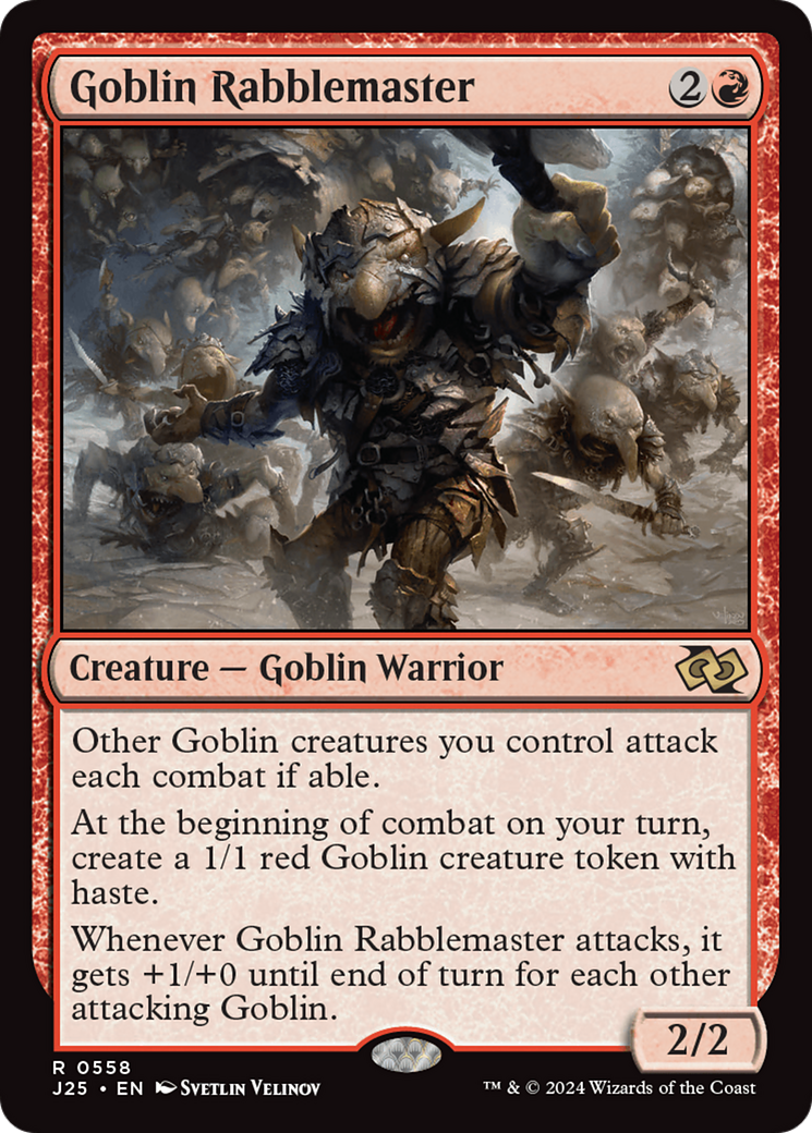 Goblin Rabblemaster [Foundations Jumpstart] | Event Horizon Hobbies CA