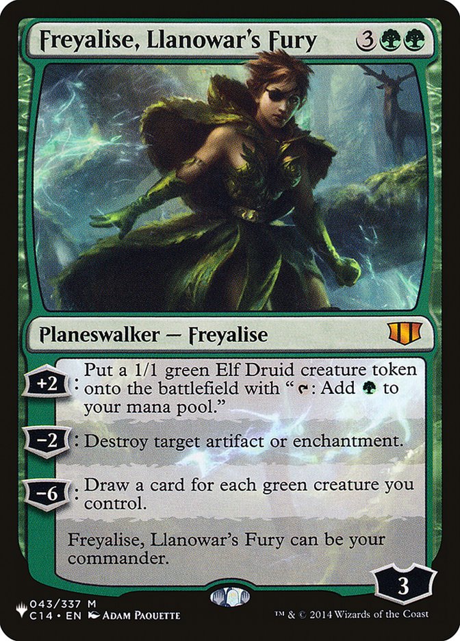 Freyalise, Llanowar's Fury [The List] | Event Horizon Hobbies CA