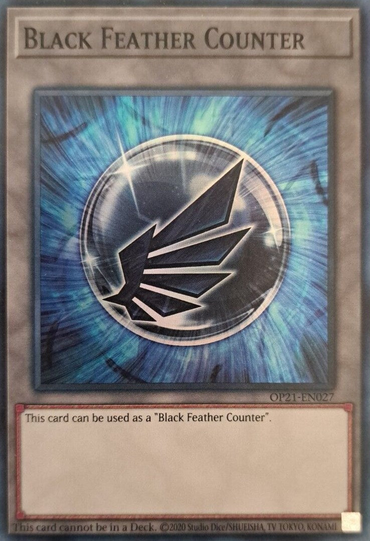 Black Feather Counter [OP21-EN027] Super Rare | Event Horizon Hobbies CA