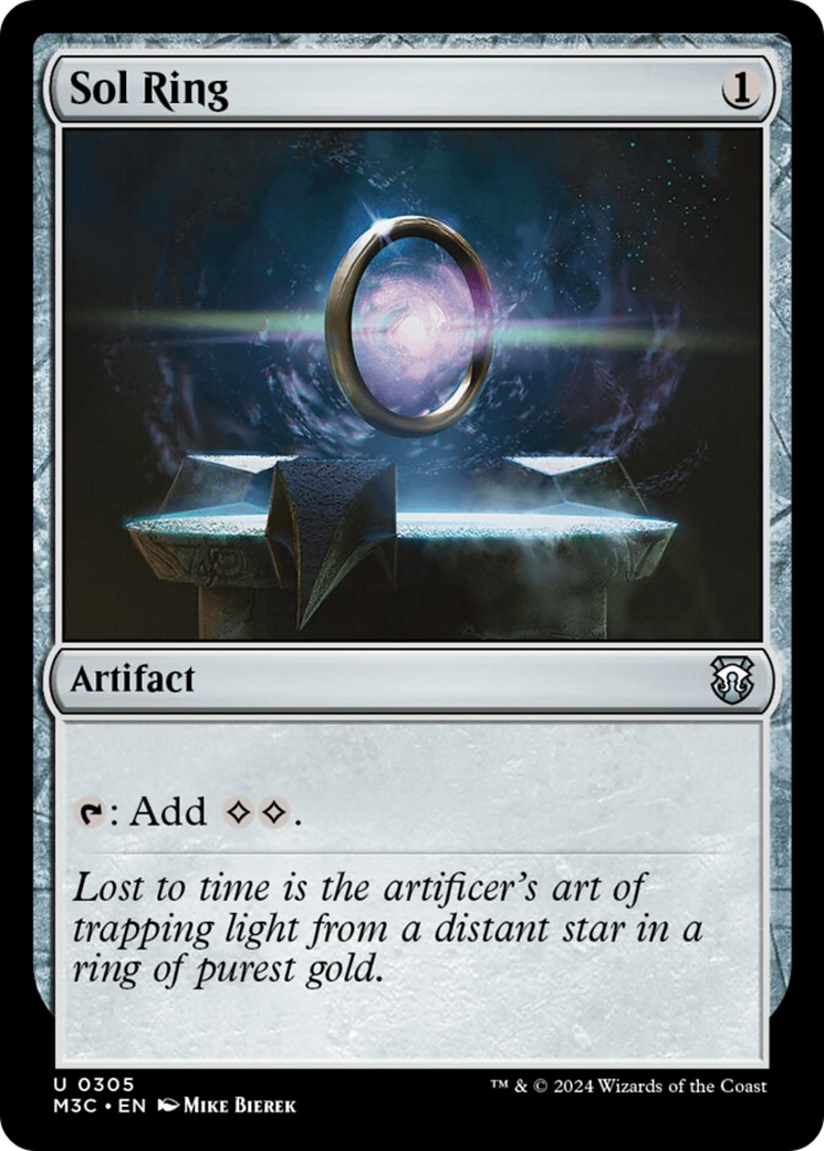 Sol Ring (Ripple Foil) [Modern Horizons 3 Commander] | Event Horizon Hobbies CA