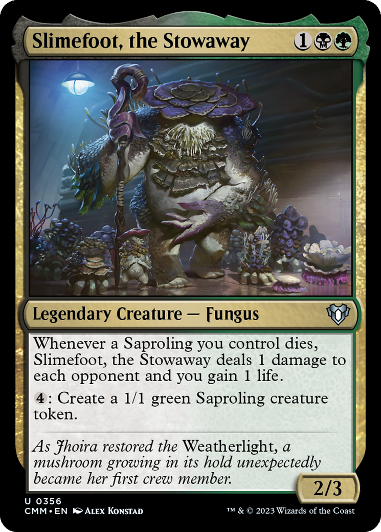 Slimefoot, the Stowaway [Commander Masters] | Event Horizon Hobbies CA