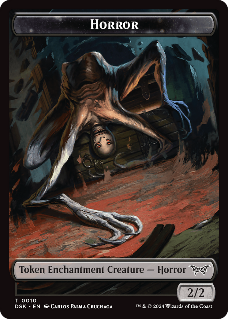 Horror Token [Duskmourn: House of Horror Tokens] | Event Horizon Hobbies CA