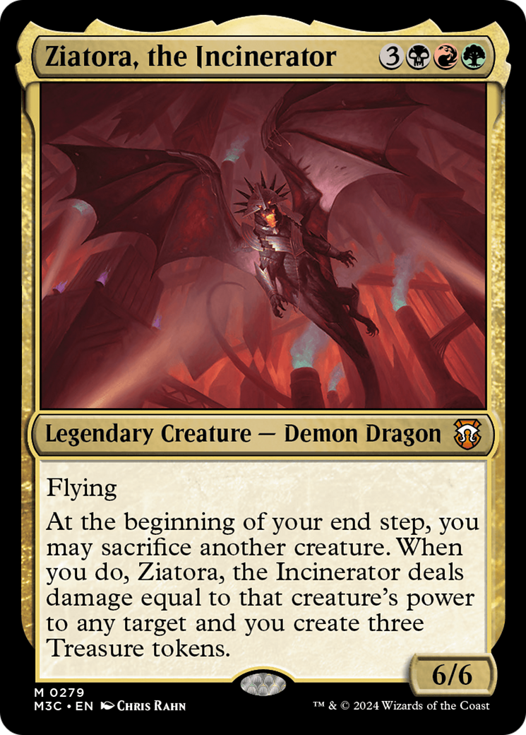 Ziatora, the Incinerator (Ripple Foil) [Modern Horizons 3 Commander] | Event Horizon Hobbies CA