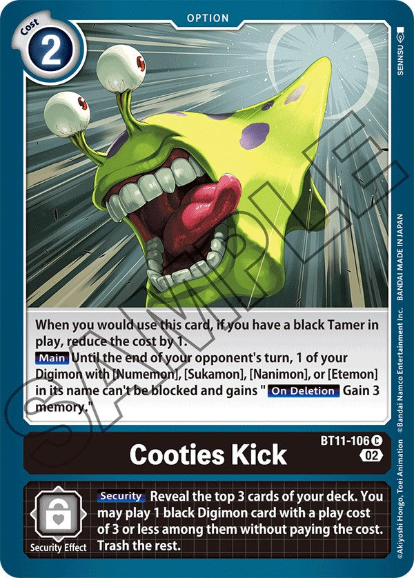 Cooties Kick [BT11-106] [Dimensional Phase] | Event Horizon Hobbies CA