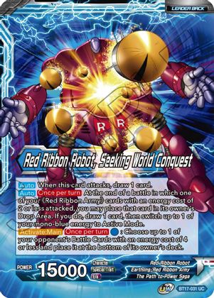 Commander Red // Red Ribbon Robot, Seeking World Conquest (BT17-031) [Ultimate Squad] | Event Horizon Hobbies CA