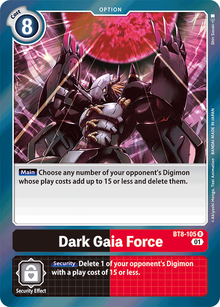 Dark Gaia Force [BT8-105] [New Awakening] | Event Horizon Hobbies CA