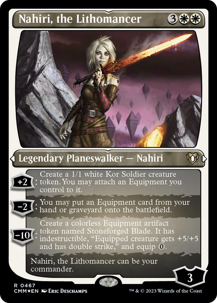 Nahiri, the Lithomancer (Foil Etched) [Commander Masters] | Event Horizon Hobbies CA