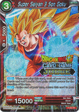 Super Saiyan 3 Son Goku (P-003) [Judge Promotion Cards] | Event Horizon Hobbies CA