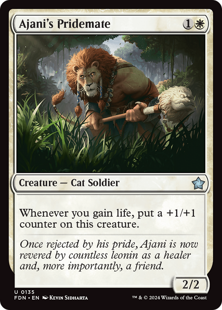 Ajani's Pridemate [Foundations] | Event Horizon Hobbies CA