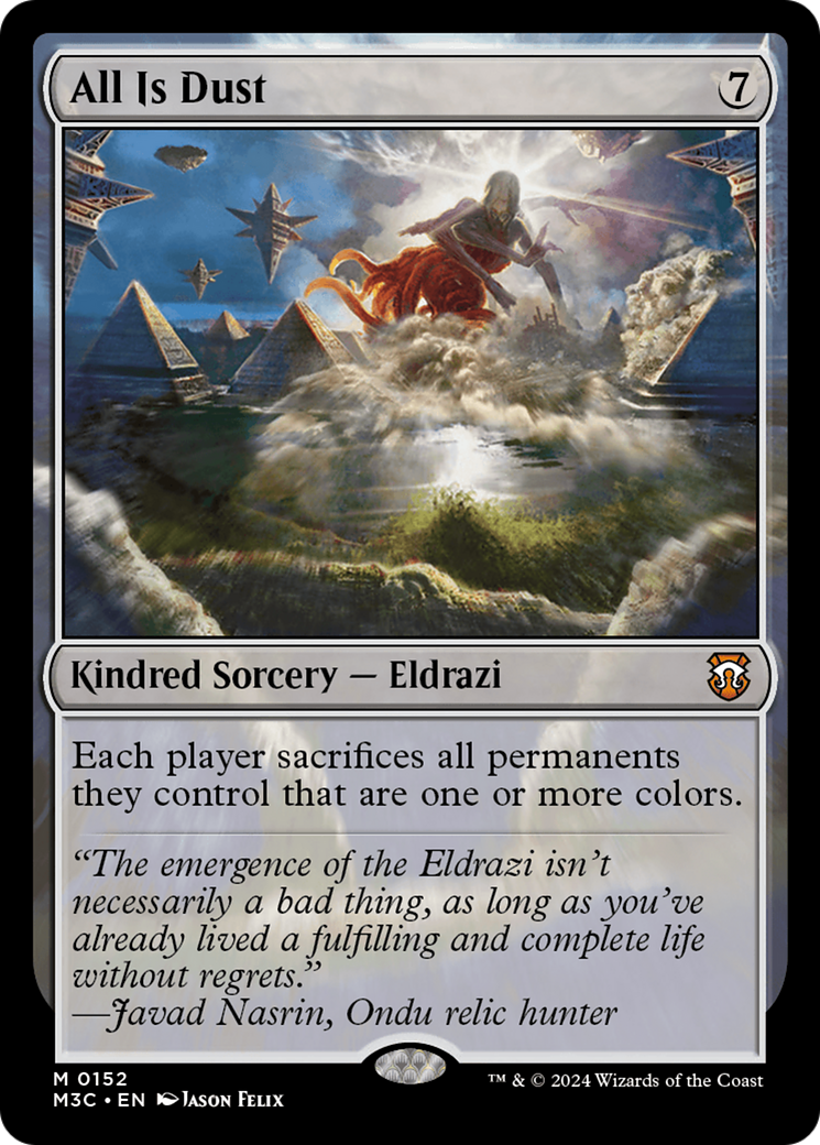 All Is Dust (Ripple Foil) [Modern Horizons 3 Commander] | Event Horizon Hobbies CA