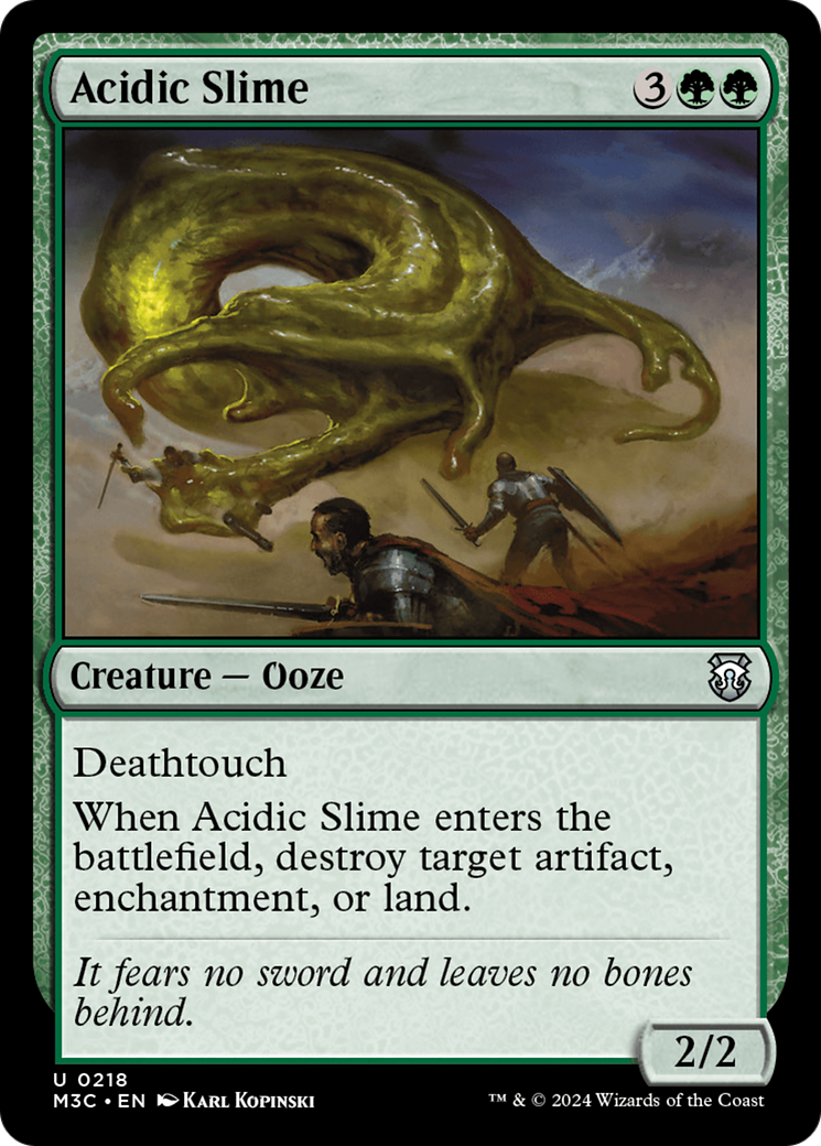 Acidic Slime (Ripple Foil) [Modern Horizons 3 Commander] | Event Horizon Hobbies CA