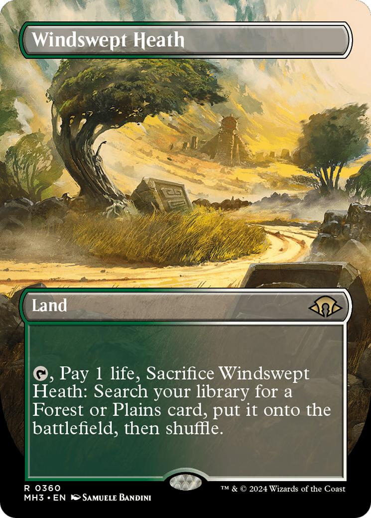 Windswept Heath (Borderless) [Modern Horizons 3] | Event Horizon Hobbies CA