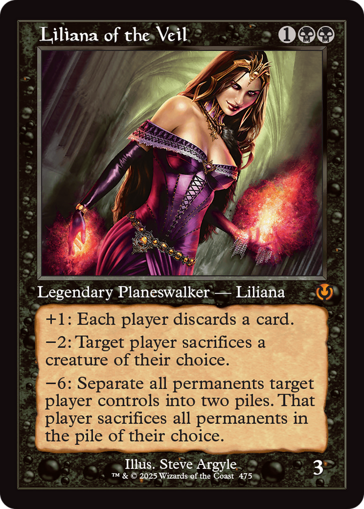 Liliana of the Veil (Retro Frame) [Innistrad Remastered] | Event Horizon Hobbies CA