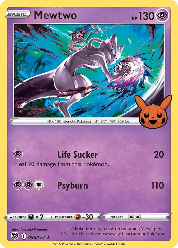 Mewtwo (056/172) [Trick or Trade] | Event Horizon Hobbies CA