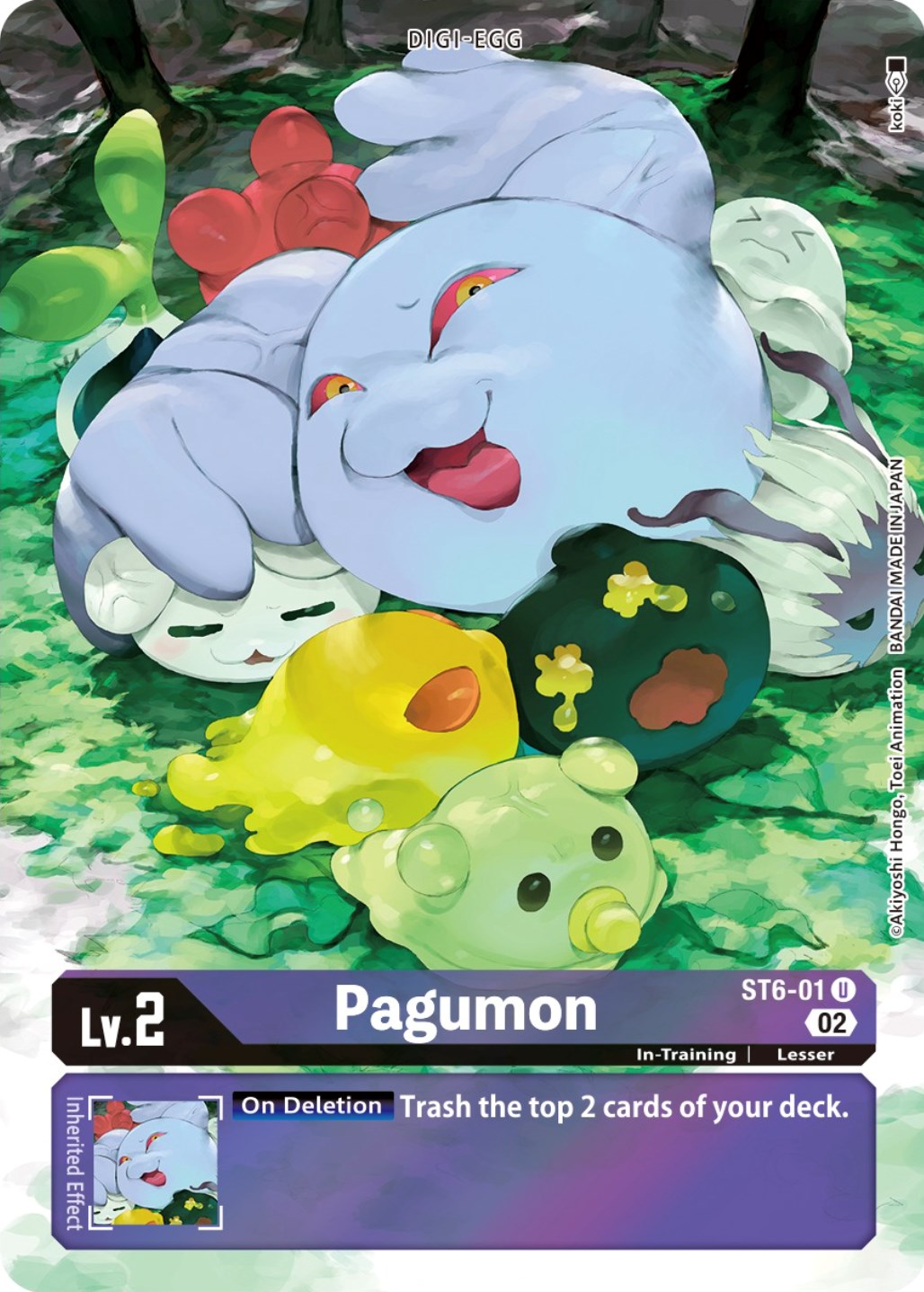 Pagumon [ST6-01] (Alternate Art) [Starter Deck: Beelzemon Advanced Deck Set] | Event Horizon Hobbies CA