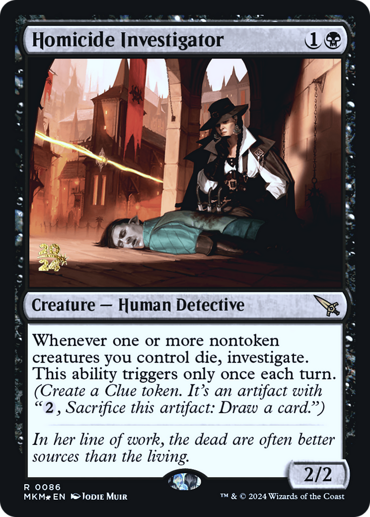 Homicide Investigator [Murders at Karlov Manor Prerelease Promos] | Event Horizon Hobbies CA