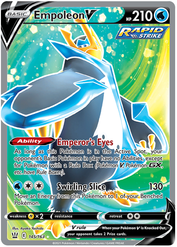 Empoleon V (145/163) [Sword & Shield: Battle Styles] | Event Horizon Hobbies CA