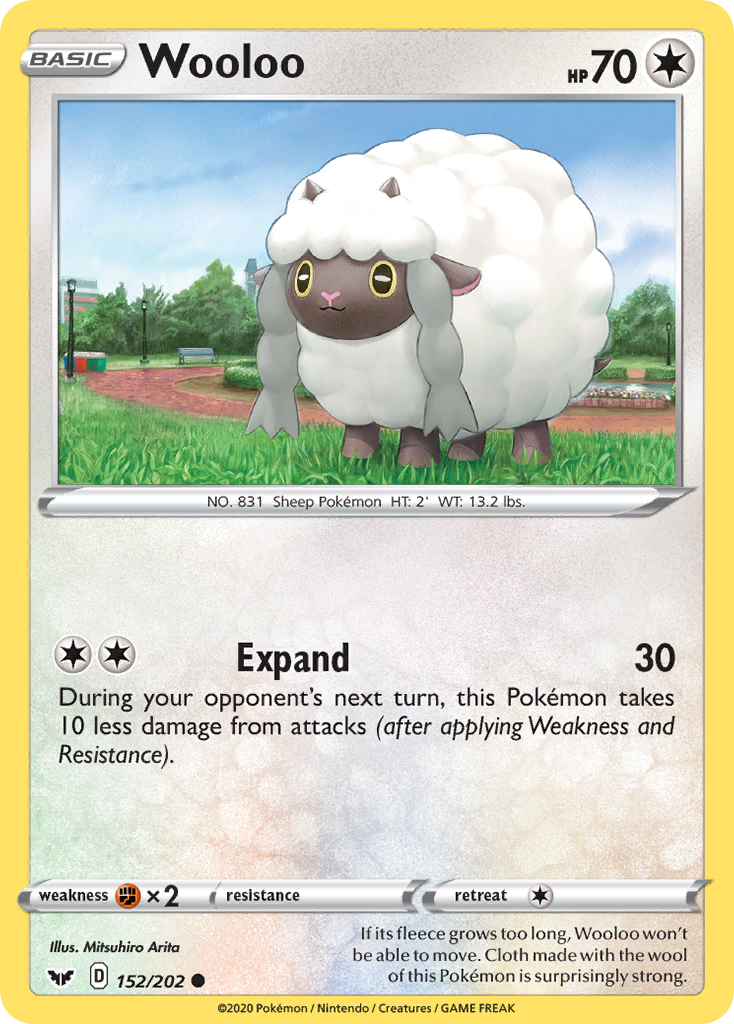 Wooloo (152/202) [Sword & Shield: Base Set] | Event Horizon Hobbies CA