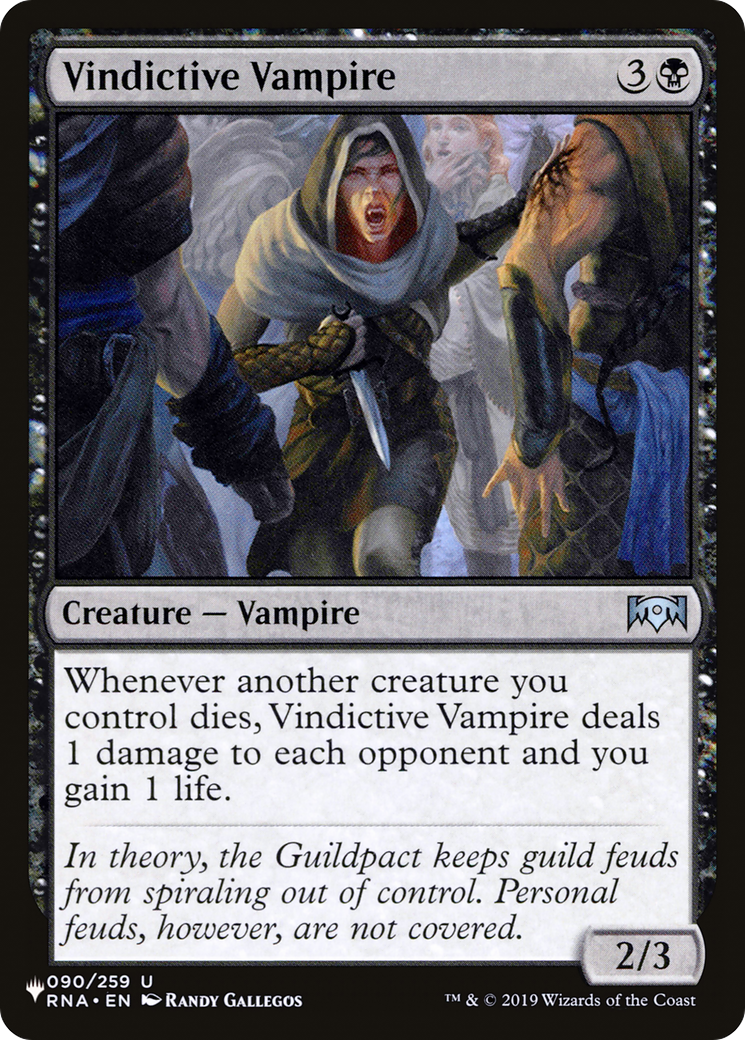 Vindictive Vampire [The List Reprints] | Event Horizon Hobbies CA