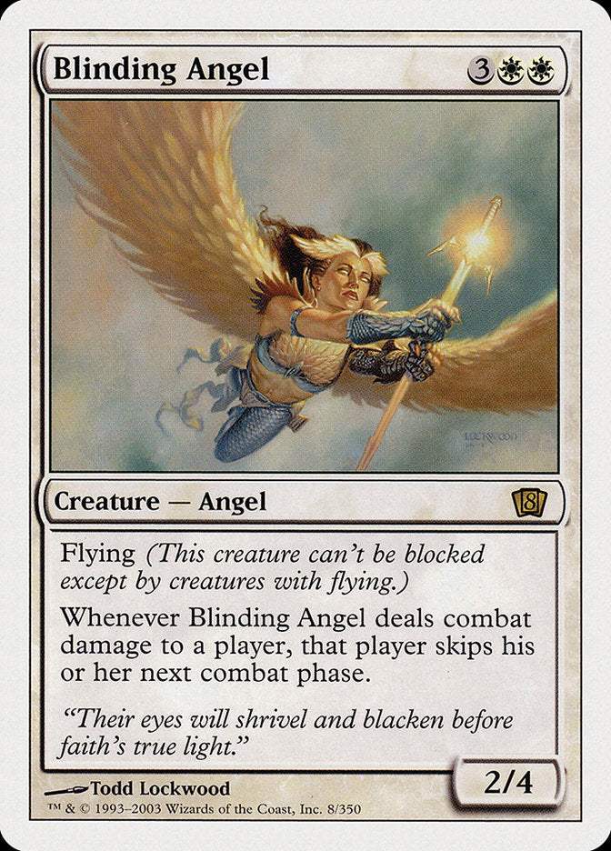 Blinding Angel (8th Edition) [Oversize Cards] | Event Horizon Hobbies CA