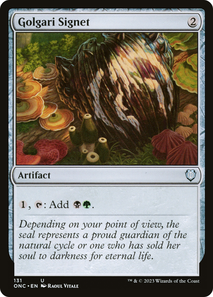 Golgari Signet [Phyrexia: All Will Be One Commander] | Event Horizon Hobbies CA