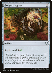 Golgari Signet [Phyrexia: All Will Be One Commander] | Event Horizon Hobbies CA